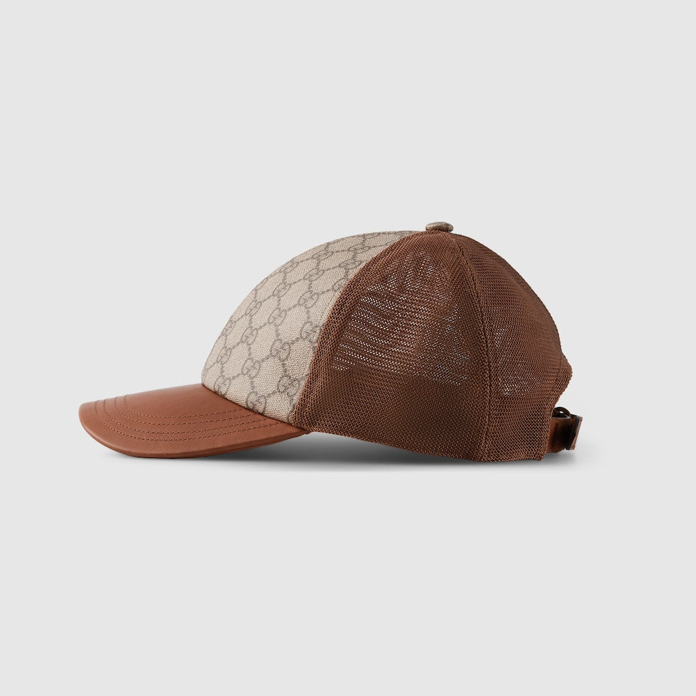 CASQUETTE EN TOILE GG MONOGRAM Marron