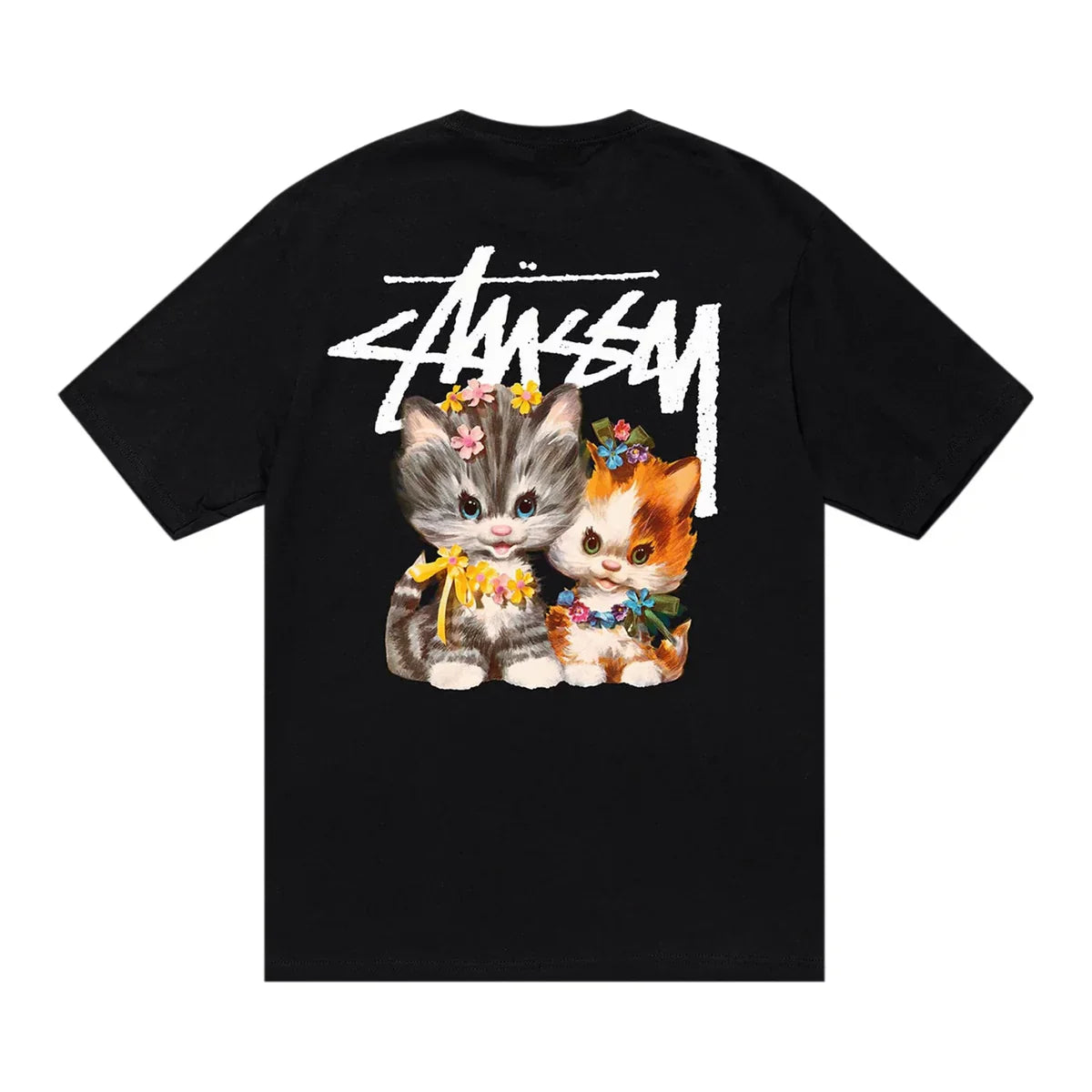 Stussy Kittens Tee Black