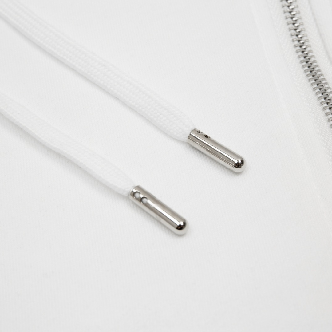 Veste Ami Paris Blanc Cœur Rouge