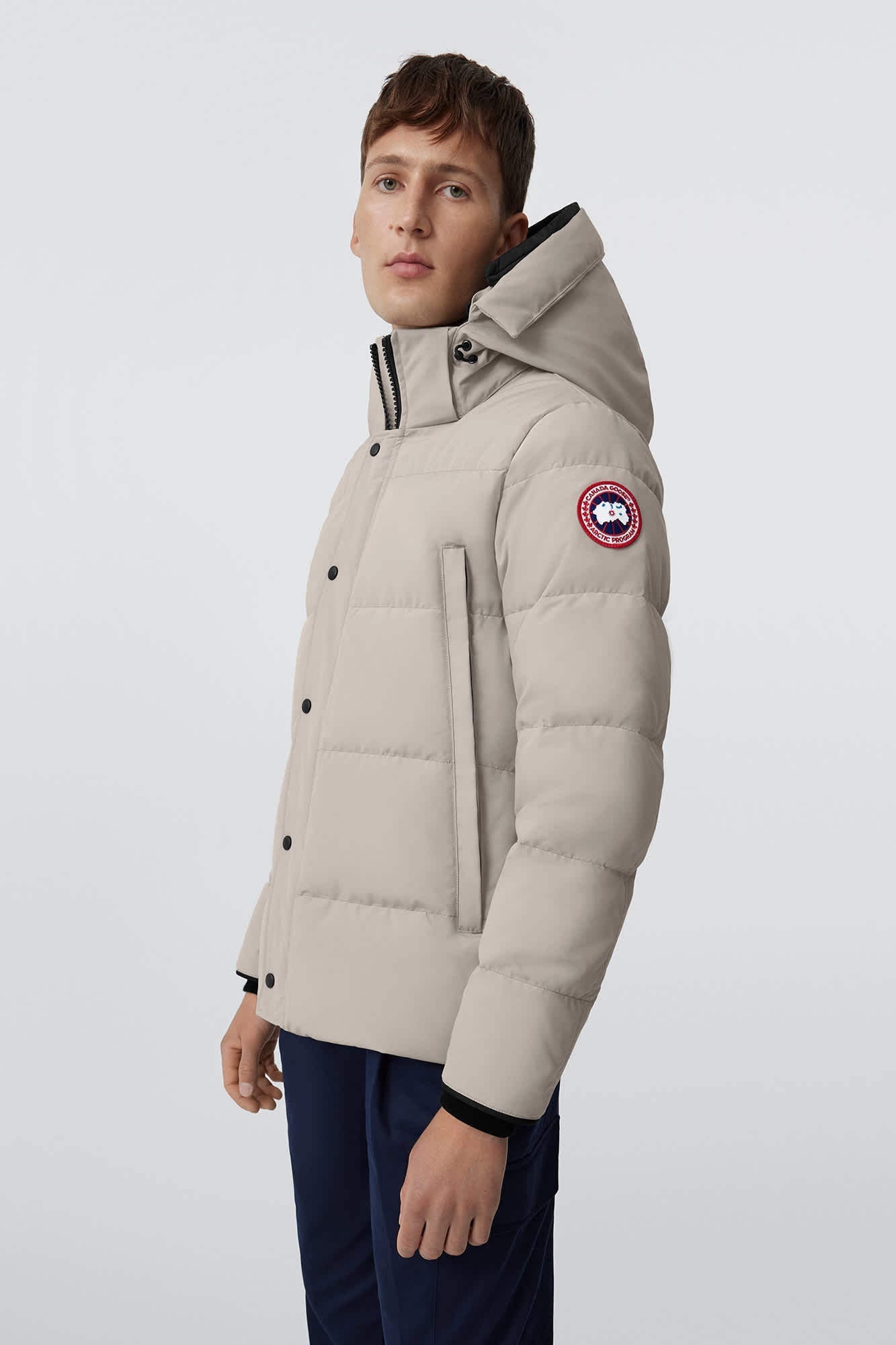 Parka Canada Goose Wyndham Beige Classic Label