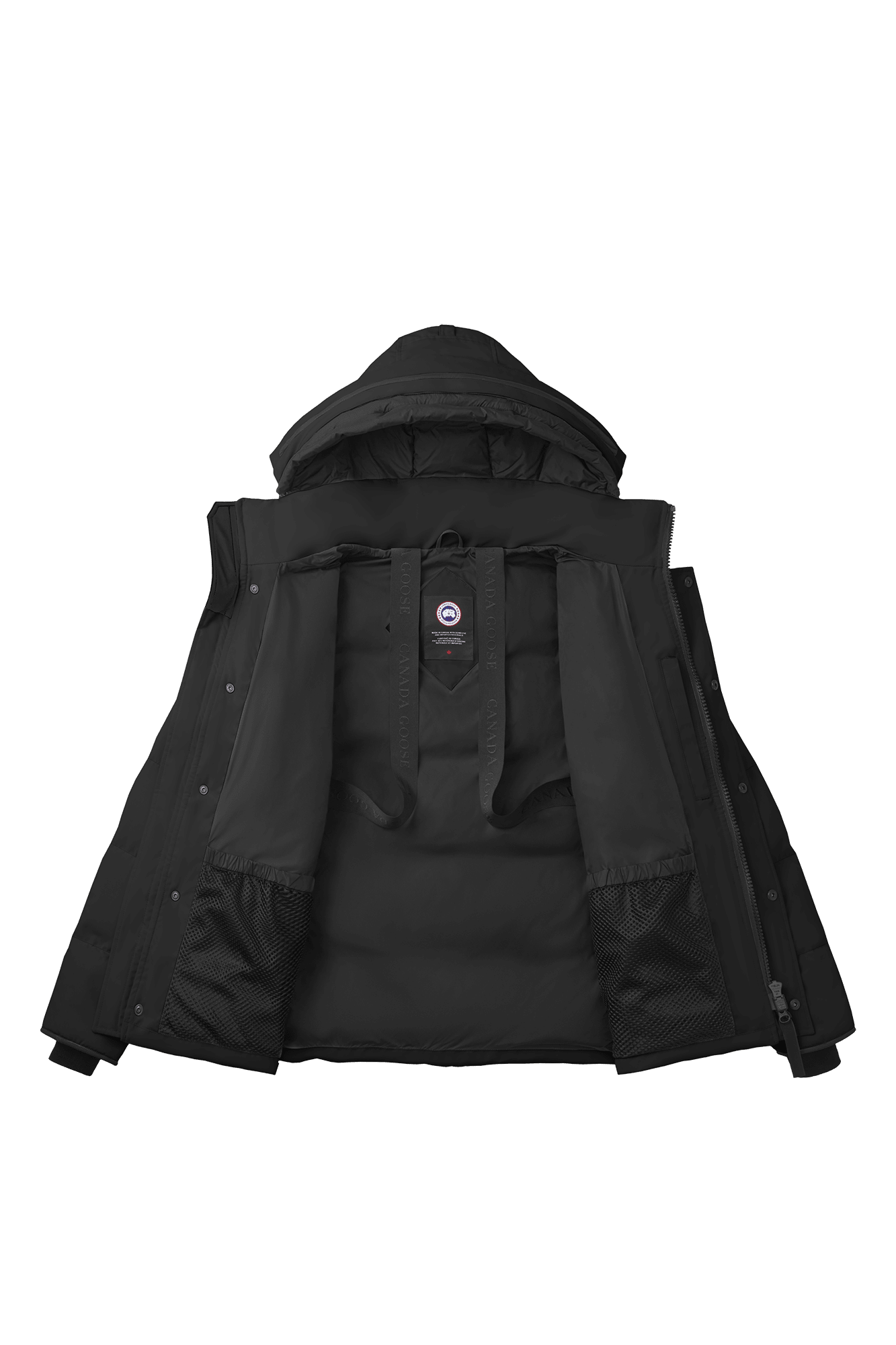 Parka Canada Goose Noir Wyndham Classic Label