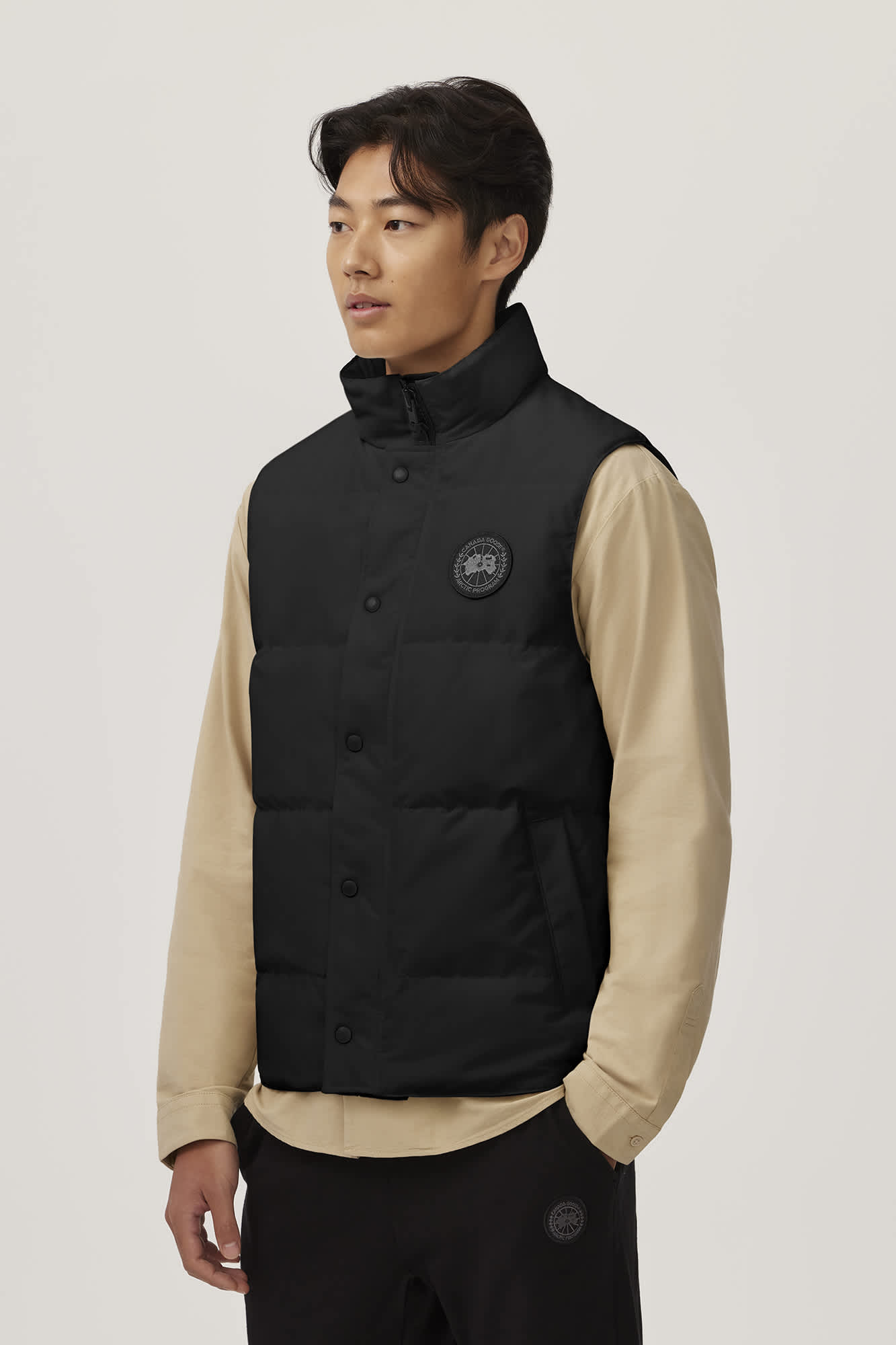 Gilet Garson Canada Goose Noir Black Label