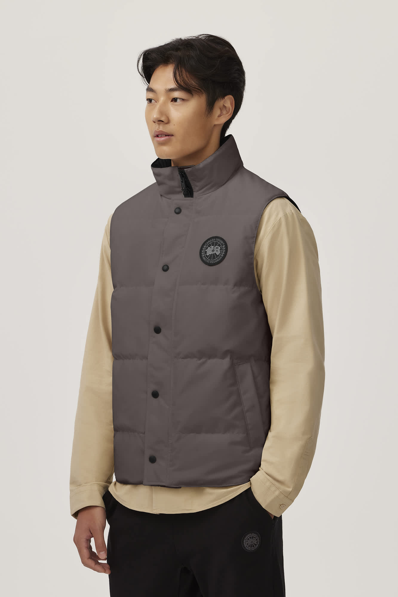 Gilet Garson Canada Goose Gris Black Label