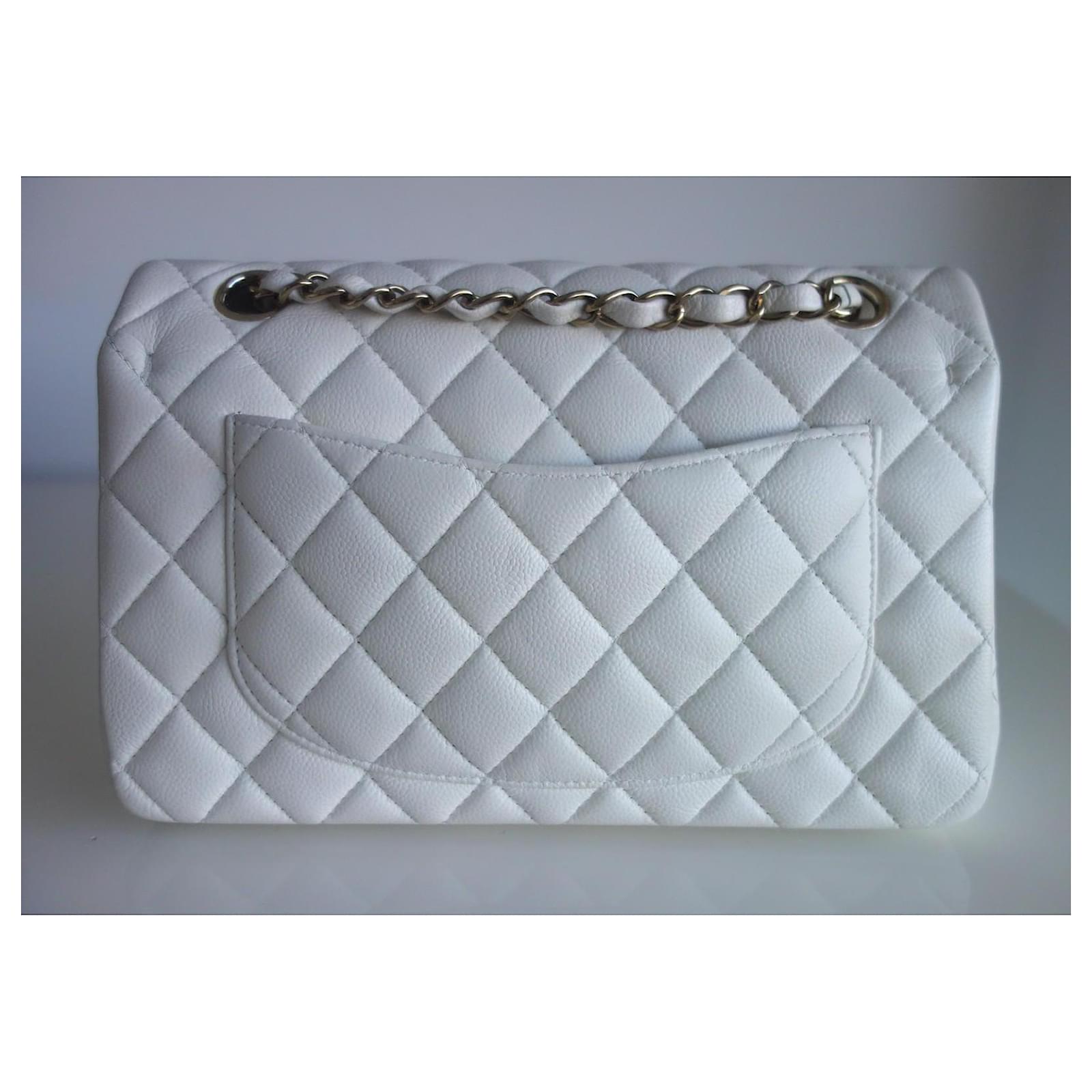 Sac Chanel Classique 11.12 blanc Cuir Blanc cassé