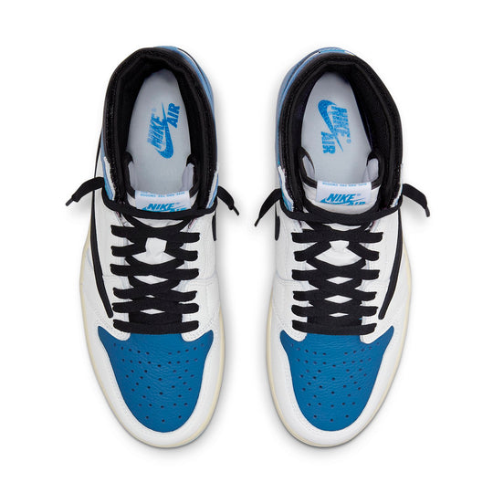 Air Jordan 1 Retro High x Fragment Design x Travis Scott Sail Black