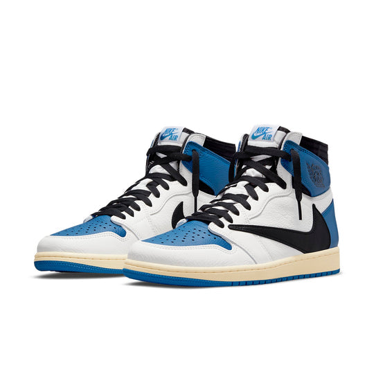 Air Jordan 1 Retro High x Fragment Design x Travis Scott Sail Black