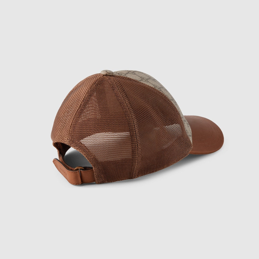 CASQUETTE EN TOILE GG MONOGRAM Marron