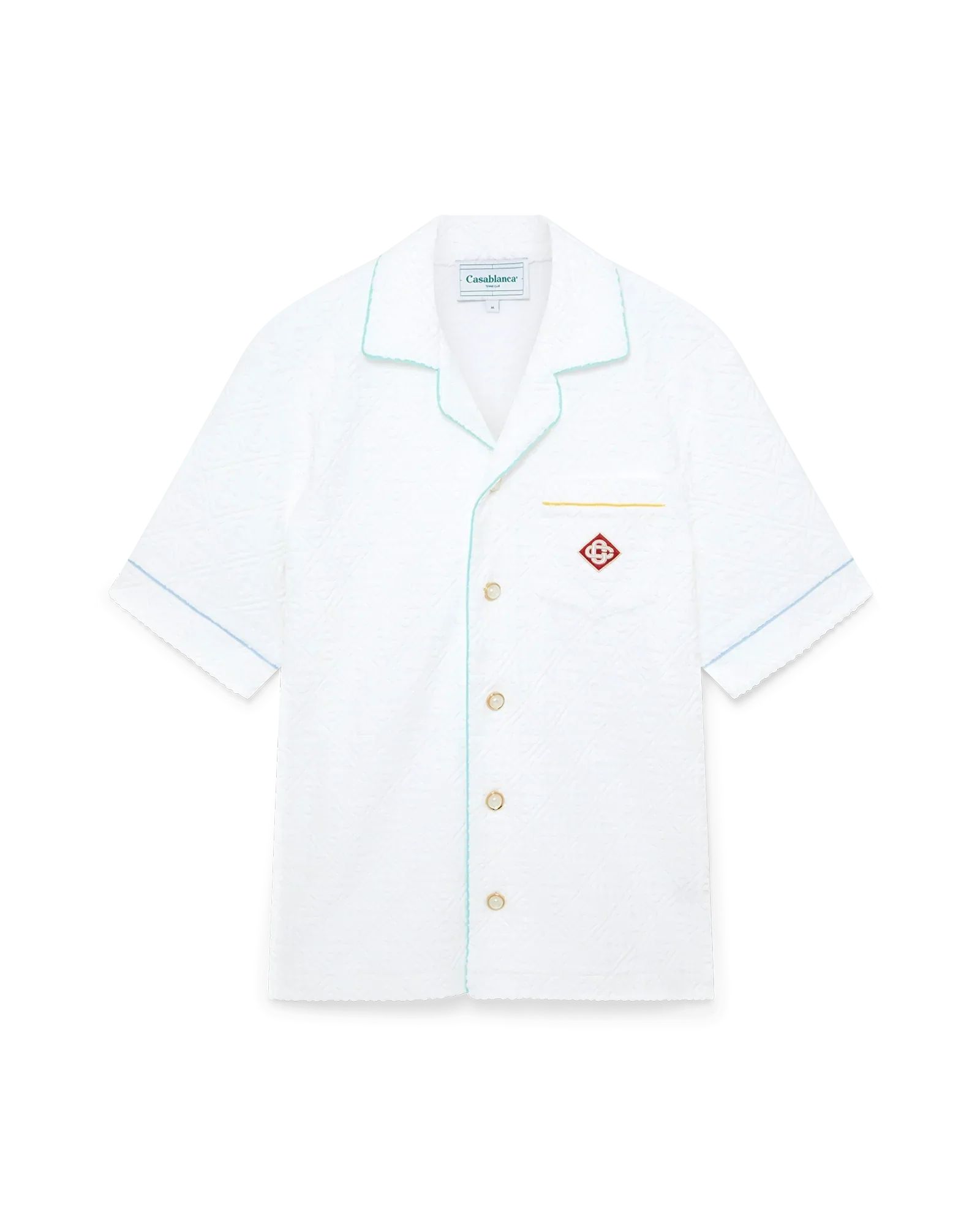 Monogram Towelling Short Sleeve Shirt