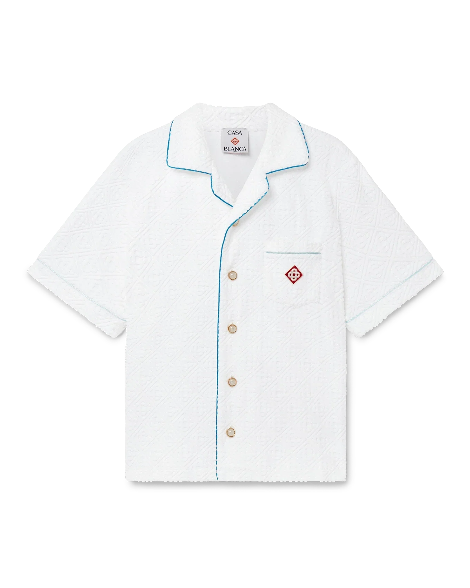 Tennis Stripe Towelling Shirt