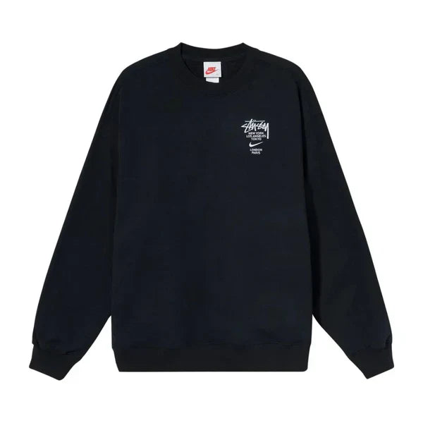 Nike x Stussy International Crewneck Sweatshirt Black