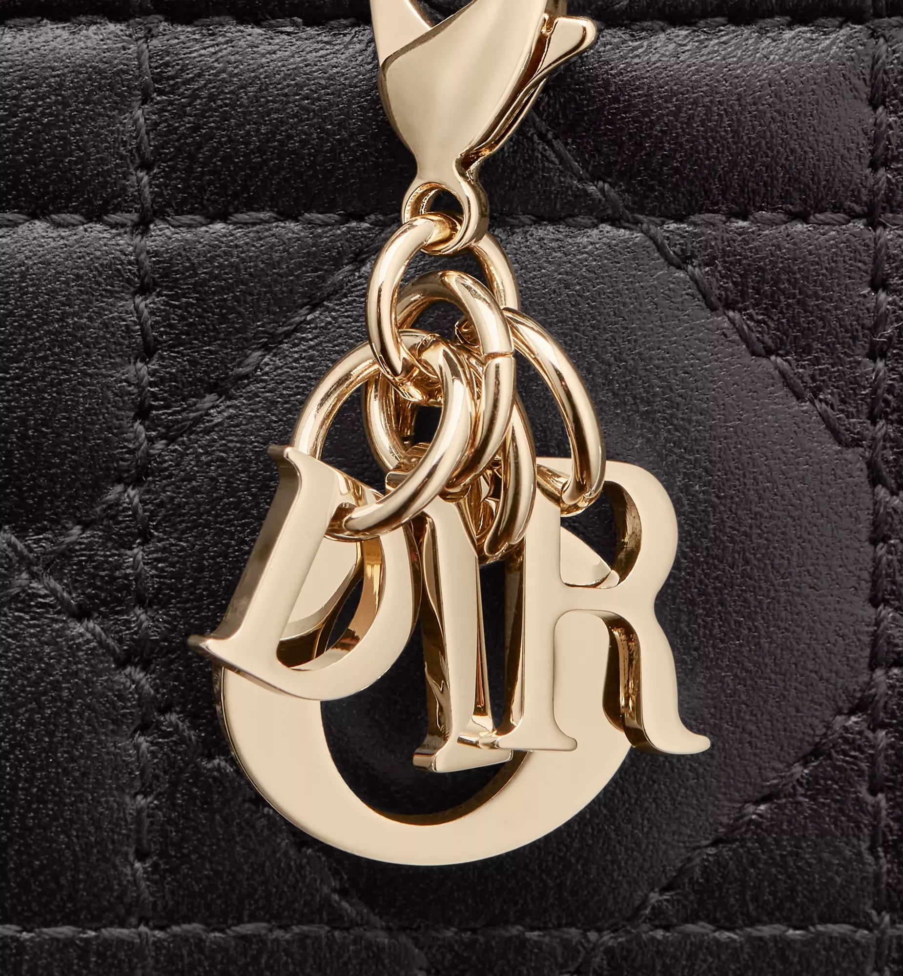 Porte-cartes Lady Dior Freesia Noir