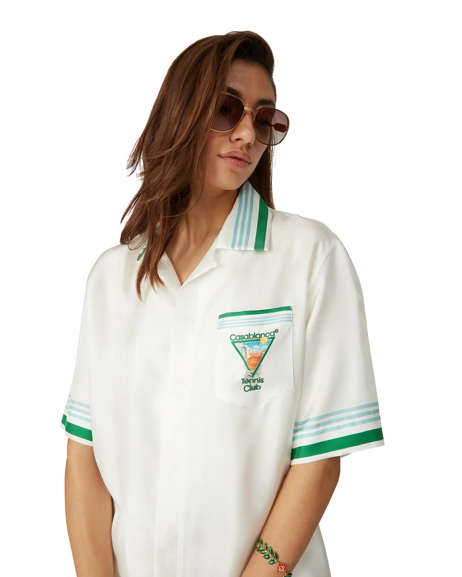 Metaphysical Tennis Icon Silk Shirt