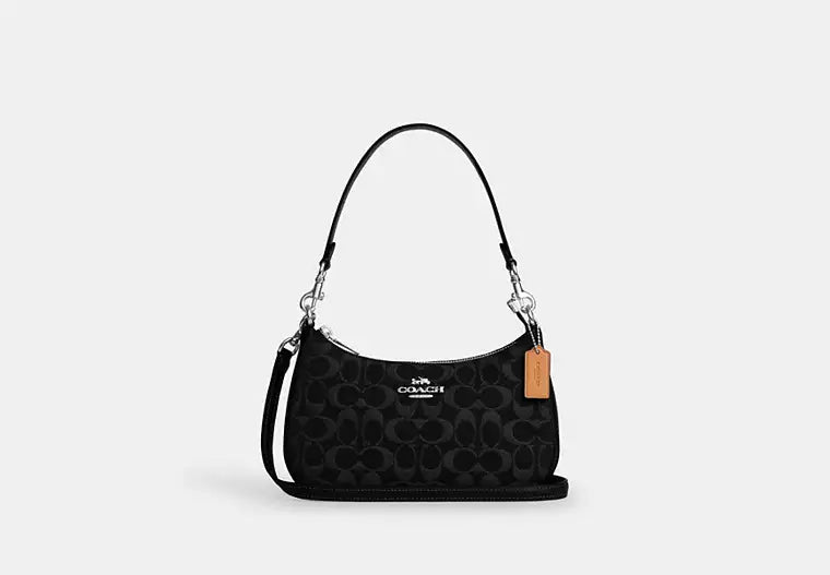 Coach Sac épaule Teri Toile - Noir