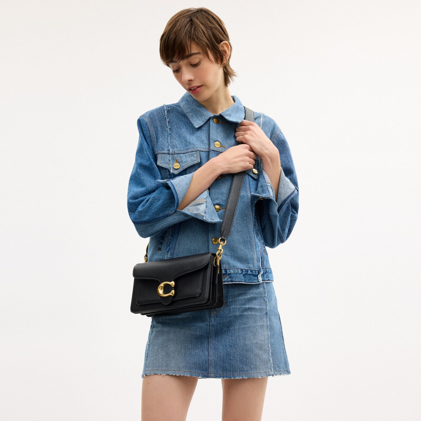 Coach Sac épaule Tabby 26 - Noir