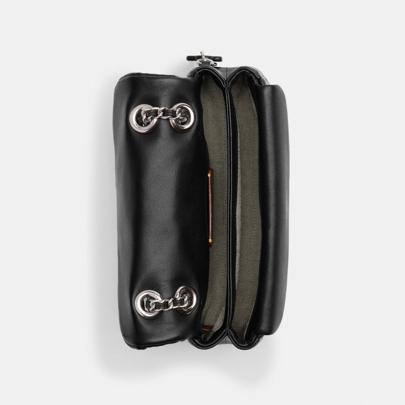 Coach Sac épaule Tabby 20 Pillow - Noir Argenté