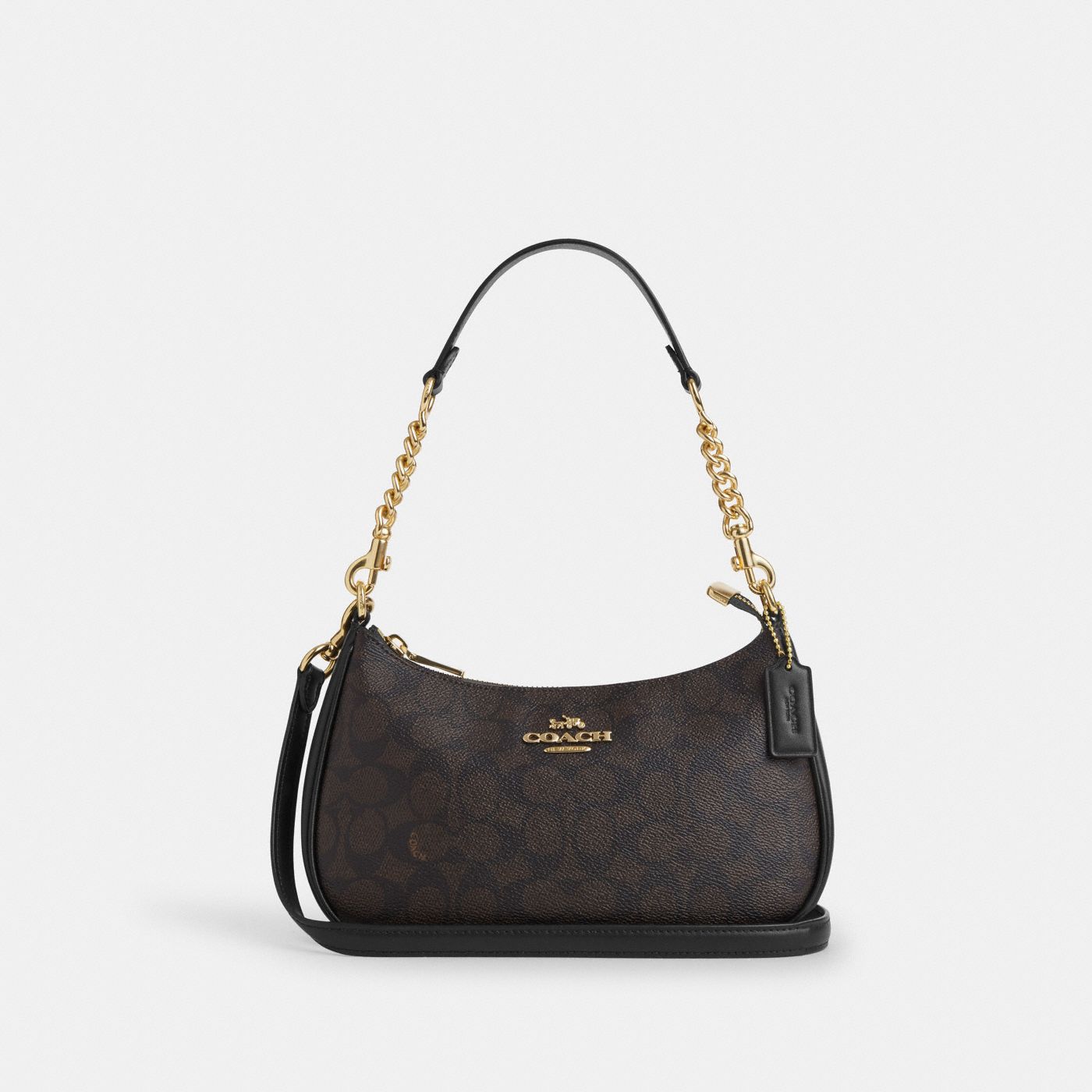 Coach Sac épaule Teri Toile - Noir
