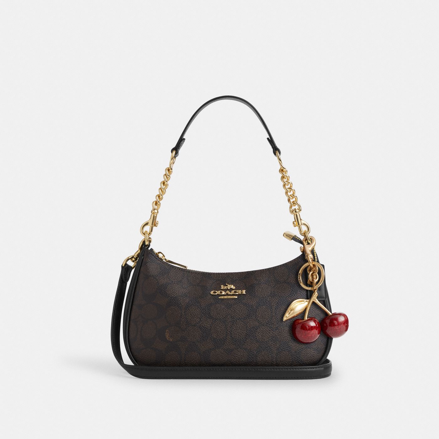 Coach Sac épaule Teri Toile - Noir