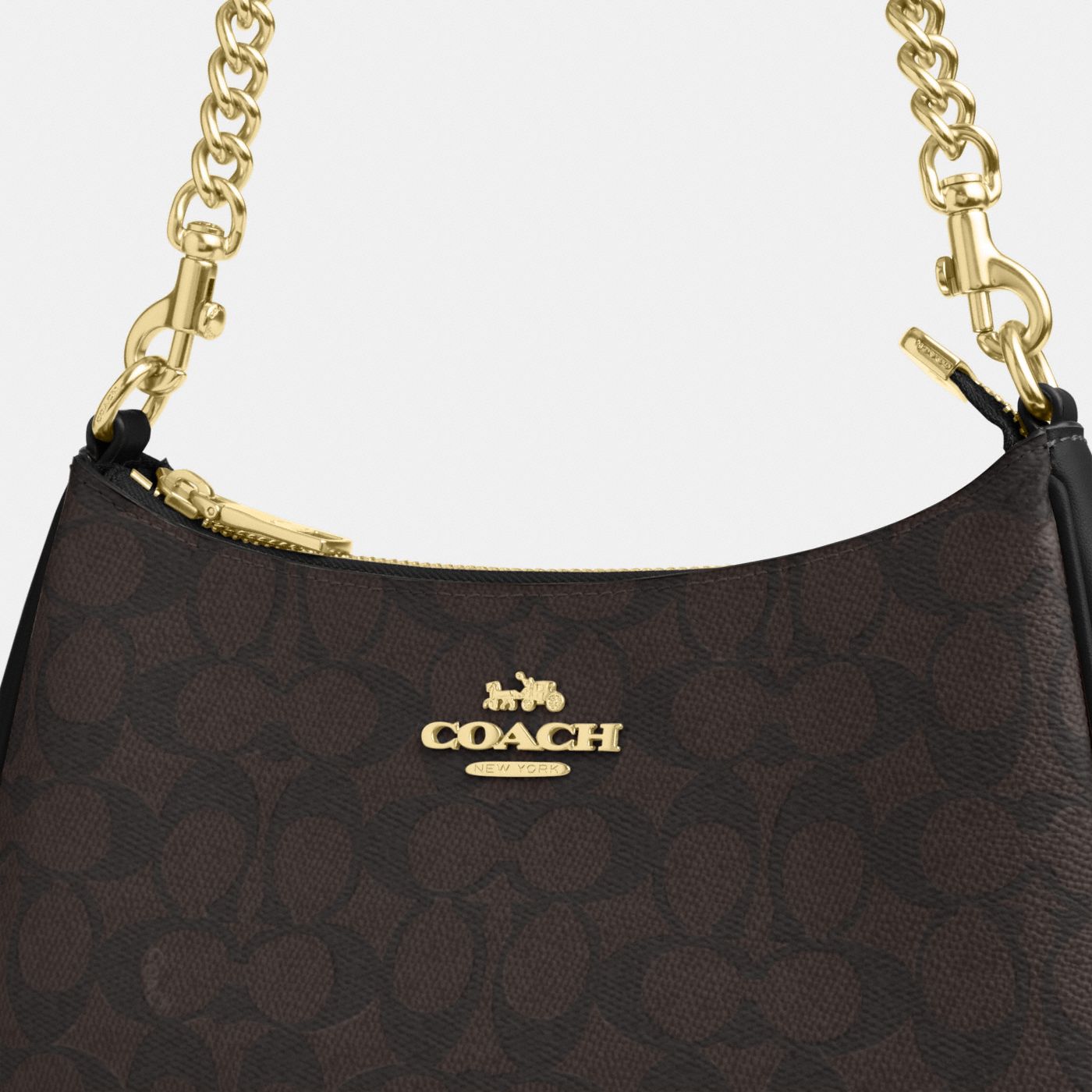 Coach Sac épaule Teri Toile - Noir