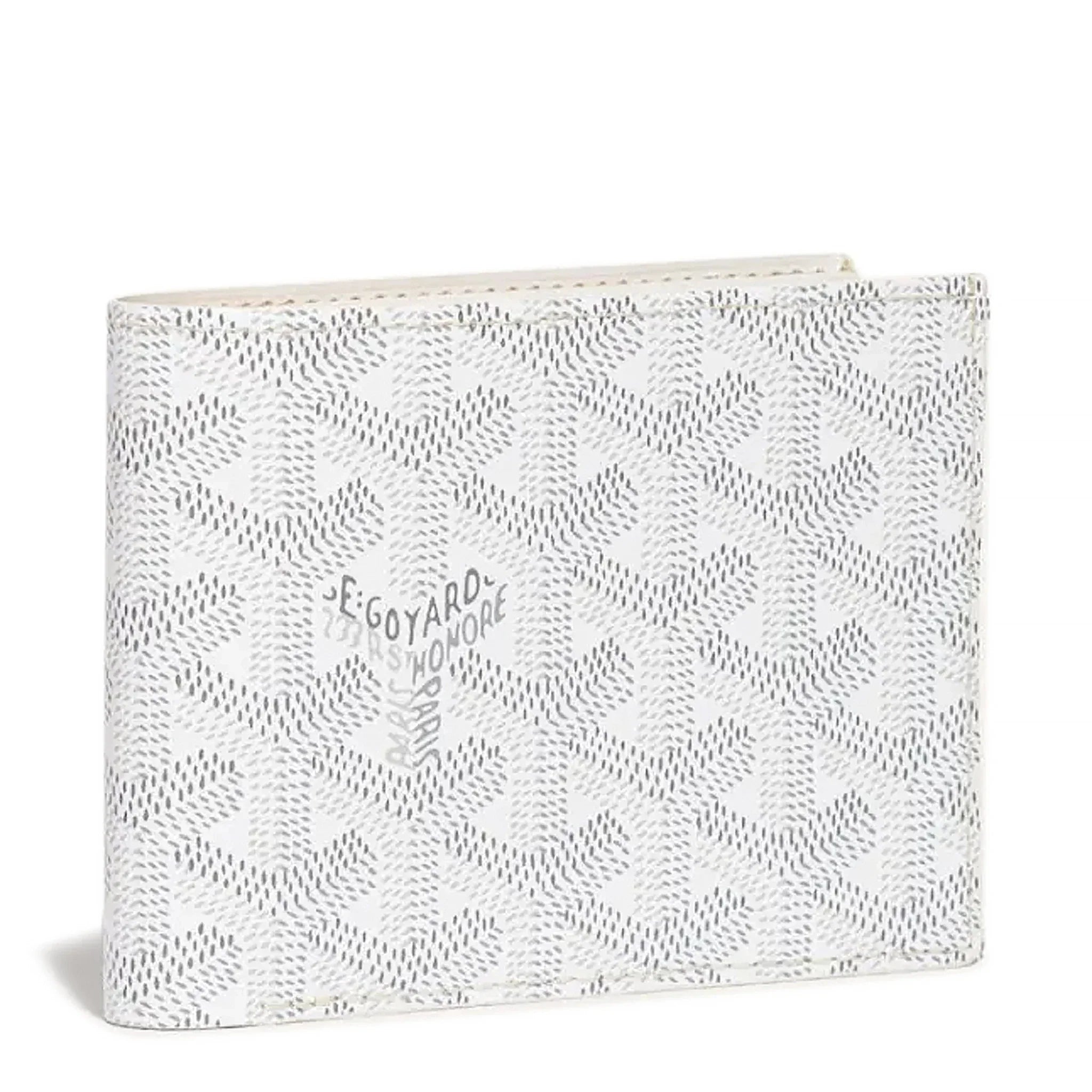 Goyard Victoire White Wallet
