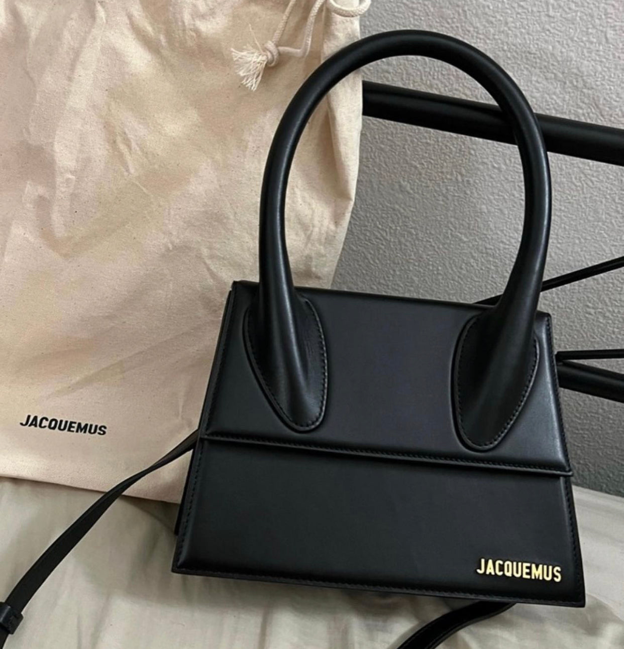 Sac Jacquemus Chiquito Moyen Noir