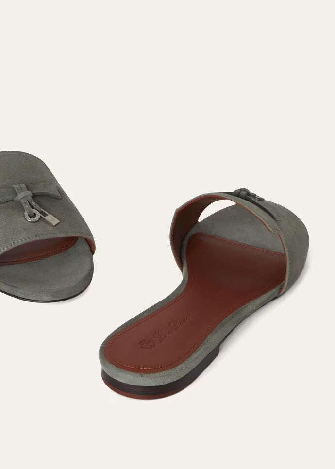 Sandales Summer Charms Gris Militaire#Couleur_Gris Militaire