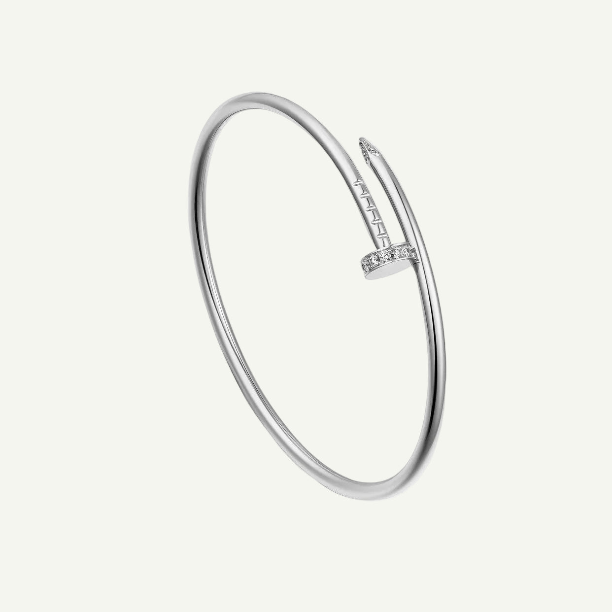 Cartier - Bracelet Juste un Clou Diamants Or Gris