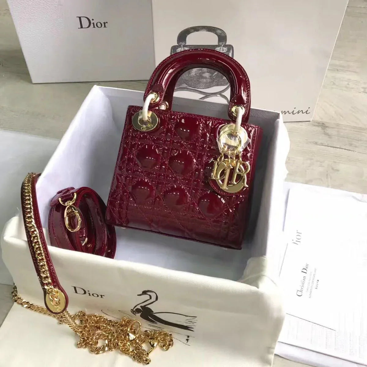 Sac Dior Lady Rouge