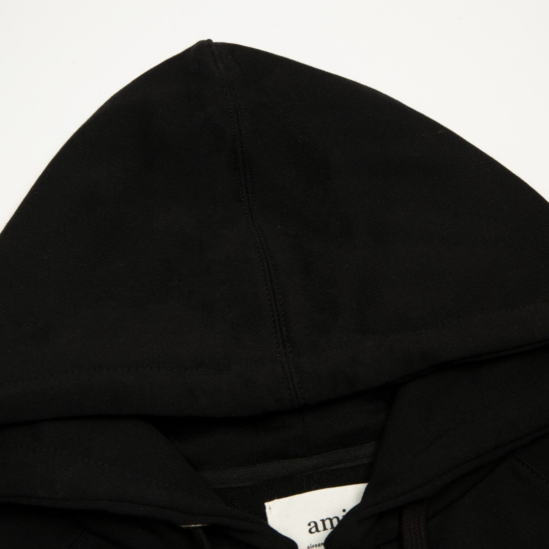 Veste Ami Paris Noir Cœur Noir