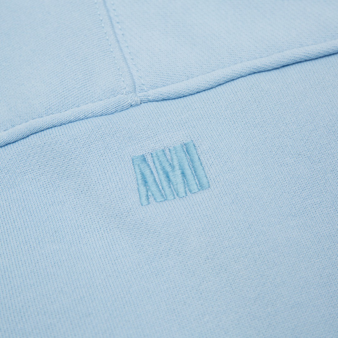 Veste Ami Paris Bleu Cœur Bleu
