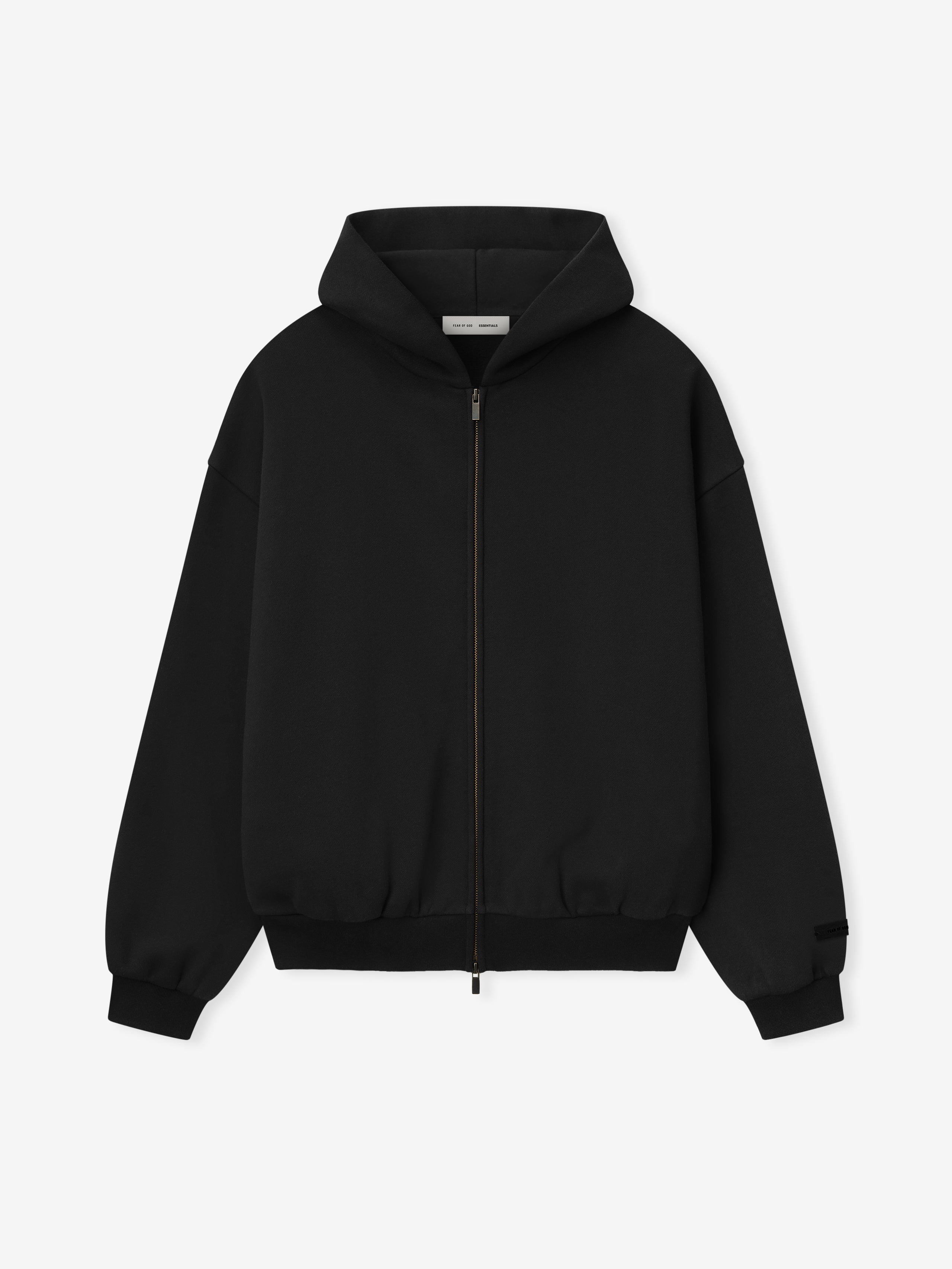 Embossed Classic Fleece Zip-Up Hoodie