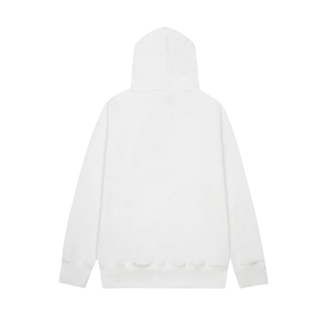 Veste Ami Paris Blanc Cœur Rouge