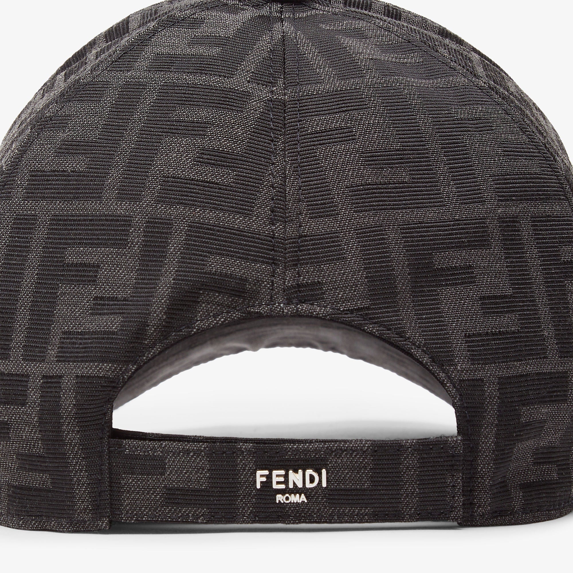 Casquette de baseball en jacquard FF gris