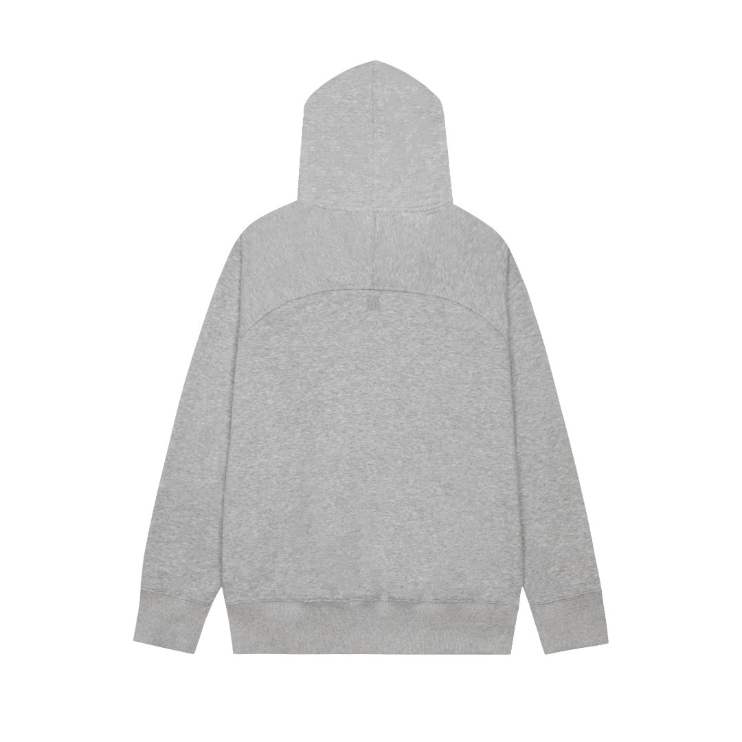 Veste Ami Paris Gris Cœur Gris