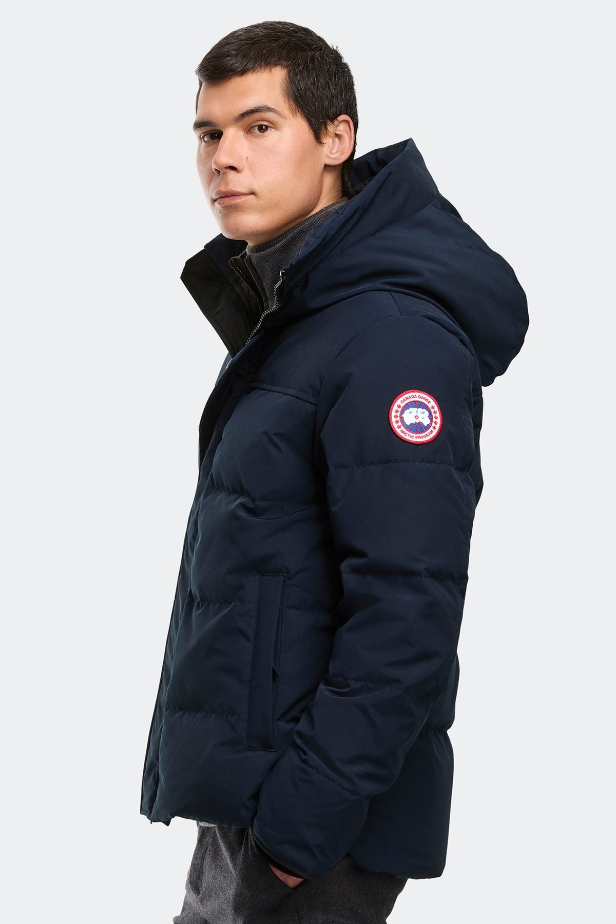 Canada Goose Parka MacMillan Bleu Marine#Couleur_Bleu Marine