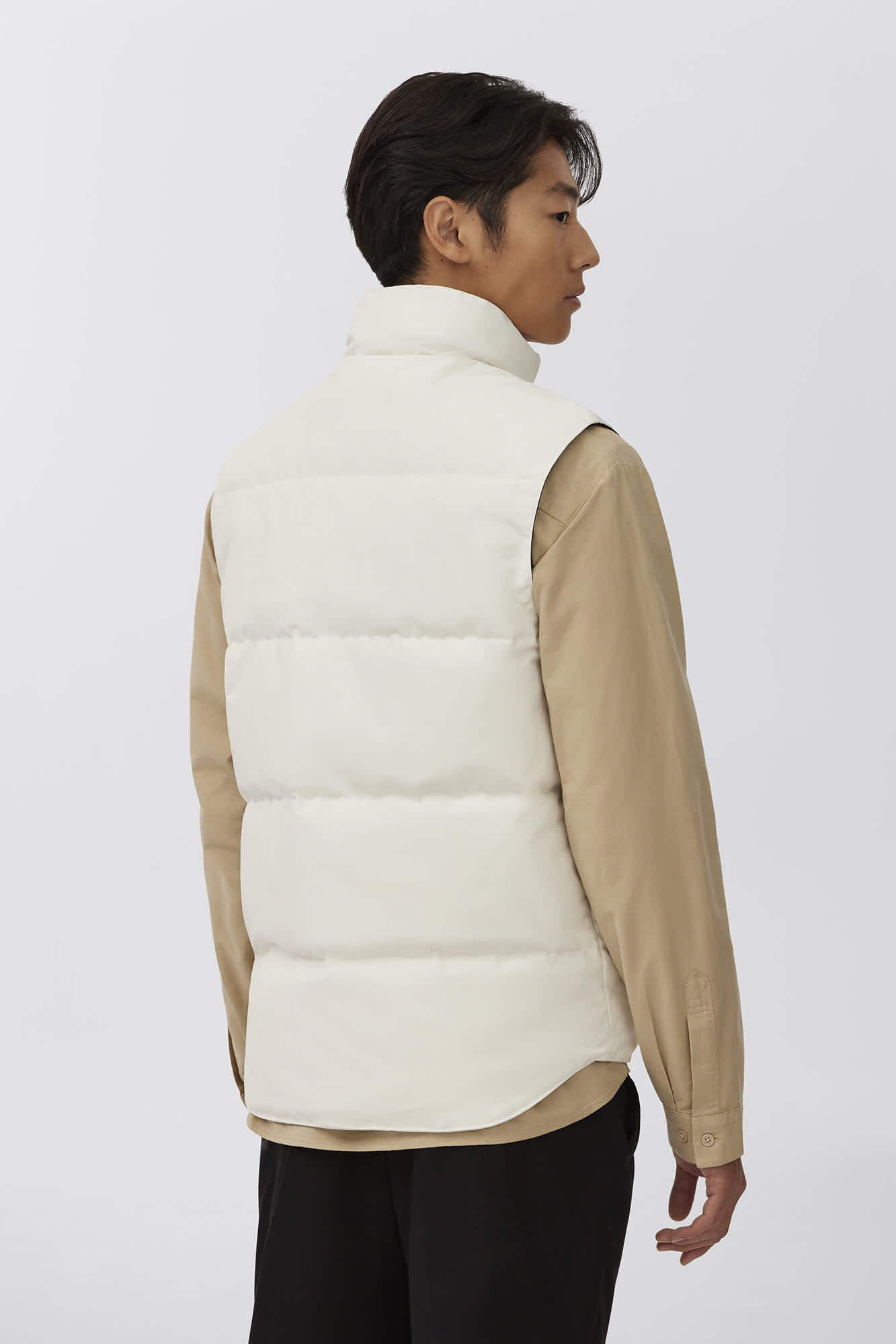 Gilet Garson Canada Goose Blanc Black Label
