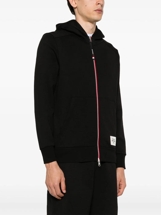Moncler hoodie zippé à logo appliqué