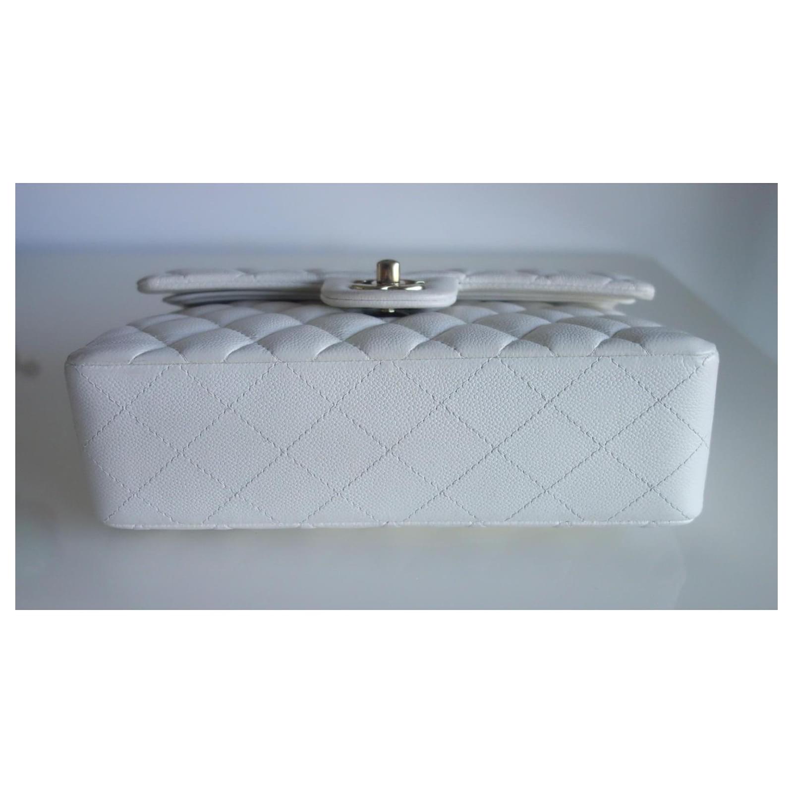 Sac Chanel Classique 11.12 blanc Cuir Blanc cassé