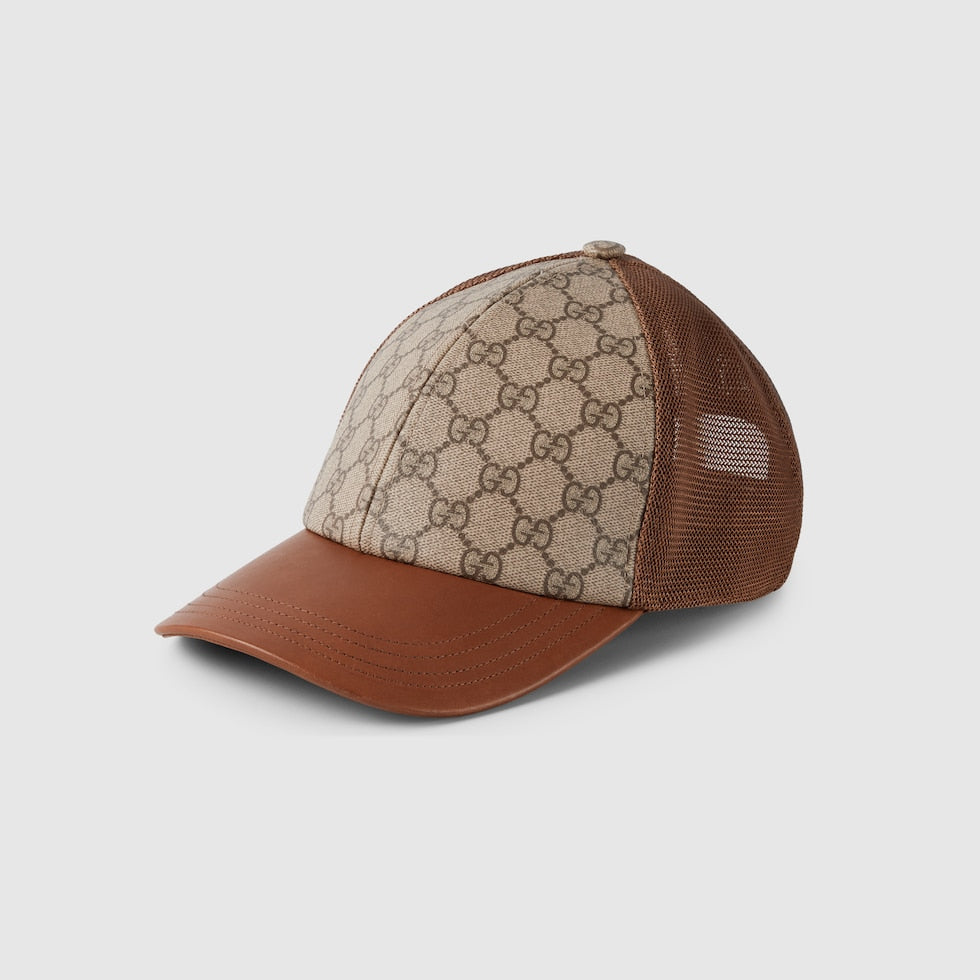 CASQUETTE EN TOILE GG MONOGRAM Marron