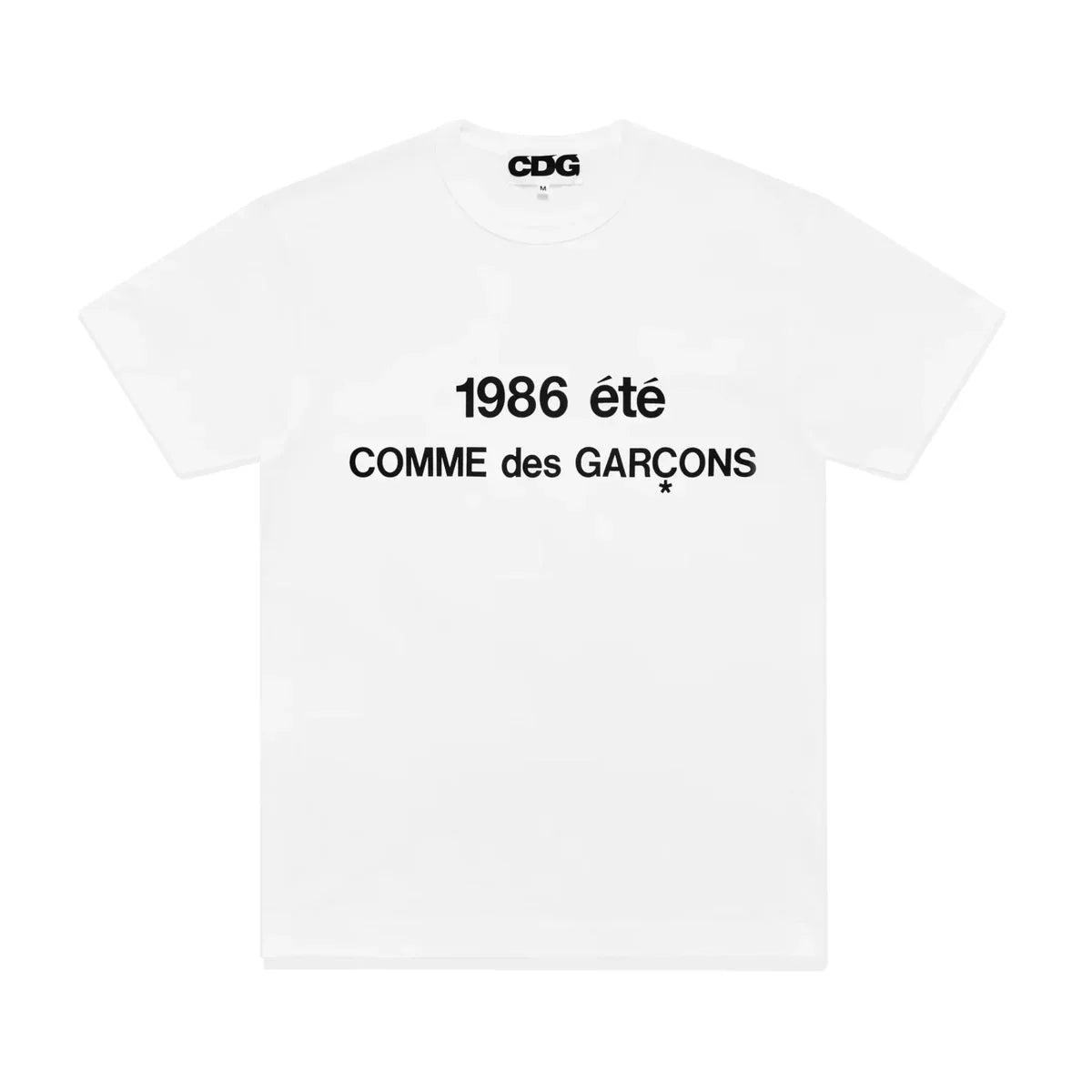 Comme des Garçons T-shirt "Été 1986" White