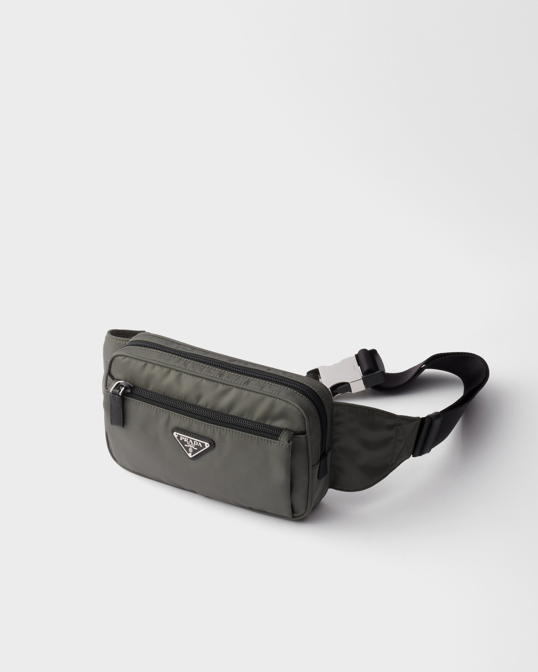 Sac banane en Re-Nylon et cuir Saffiano