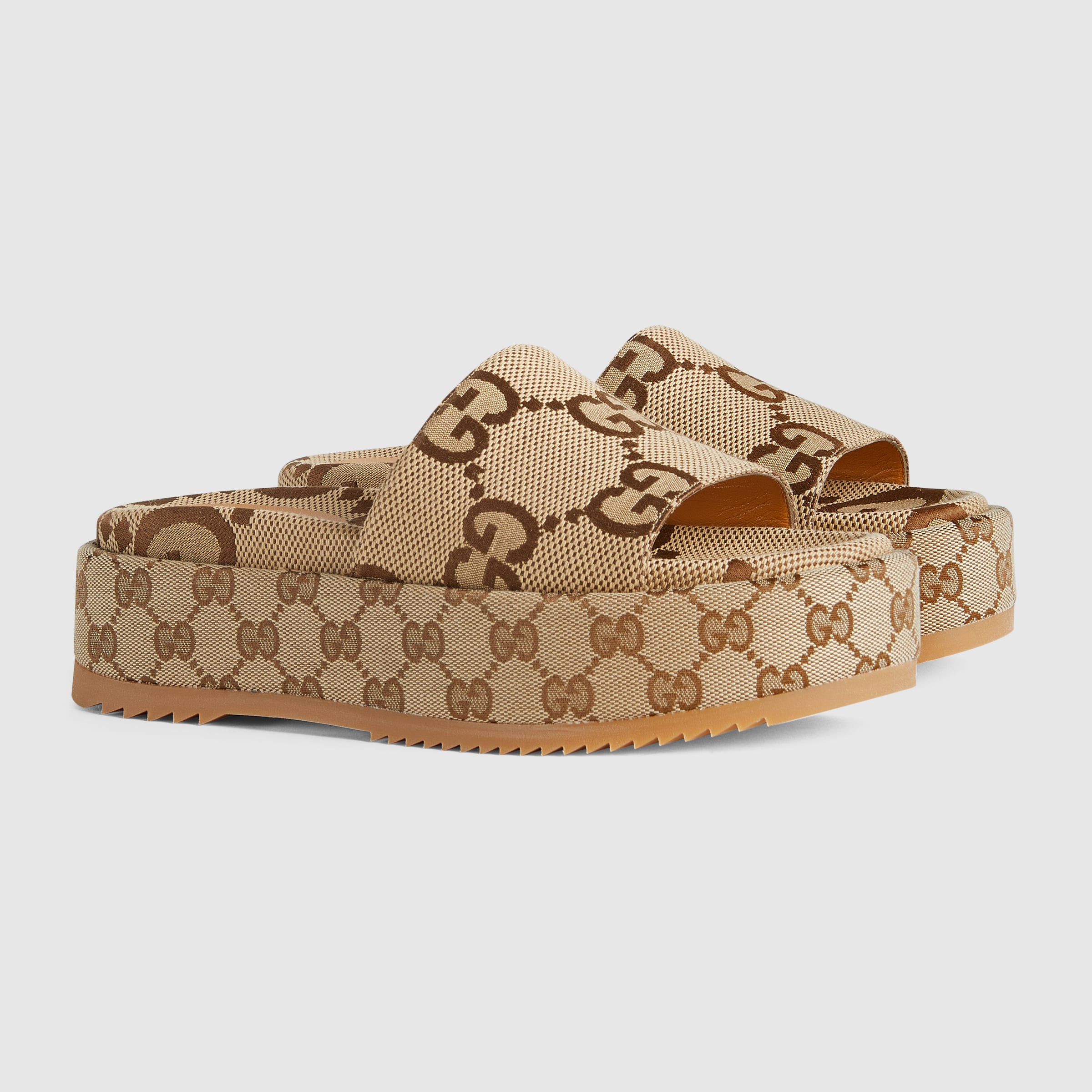 Mules GG à plateforme pour femme