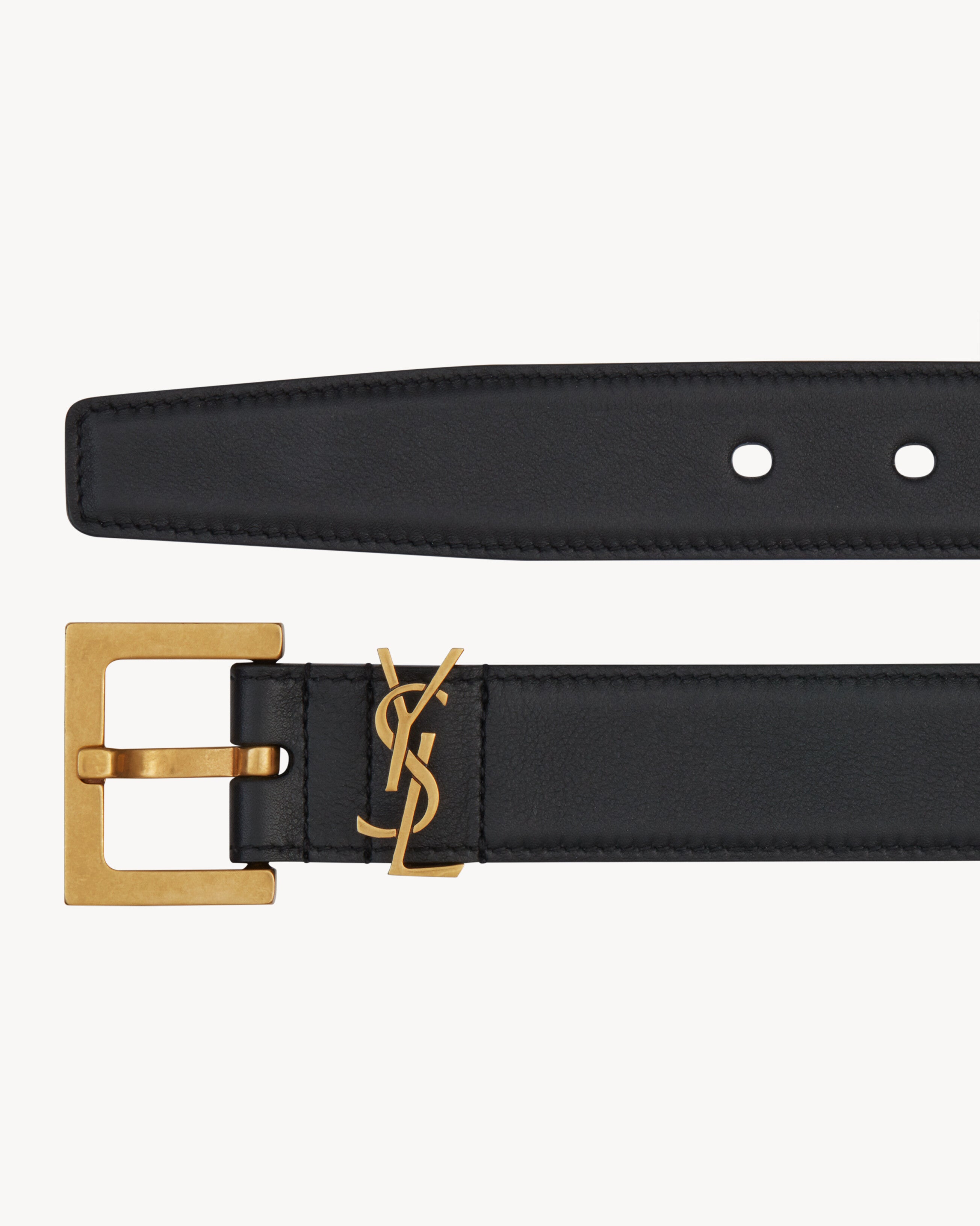 CASSANDRE CEINTURE EN CUIR LISSE