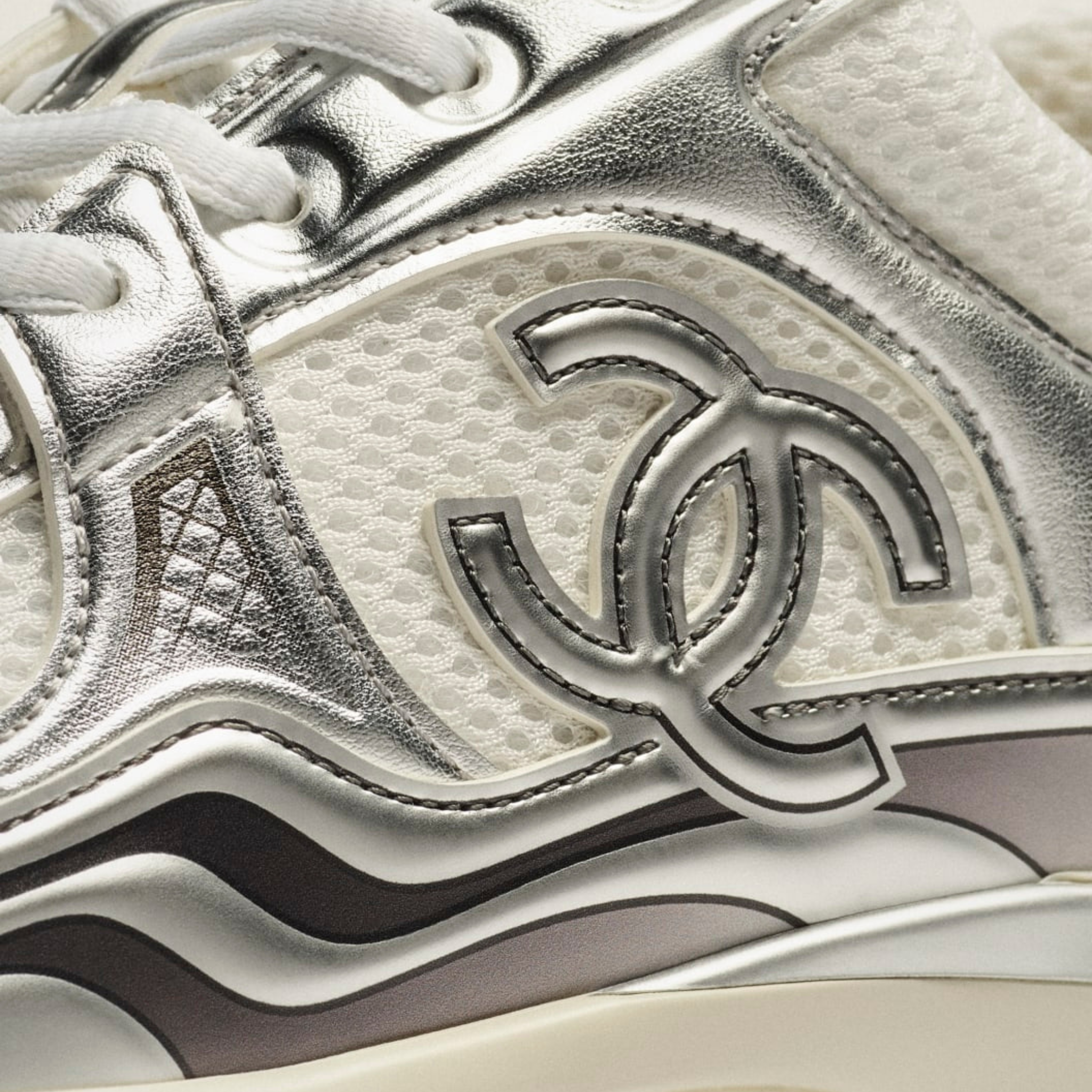 Chanel CC Runner Mettalic