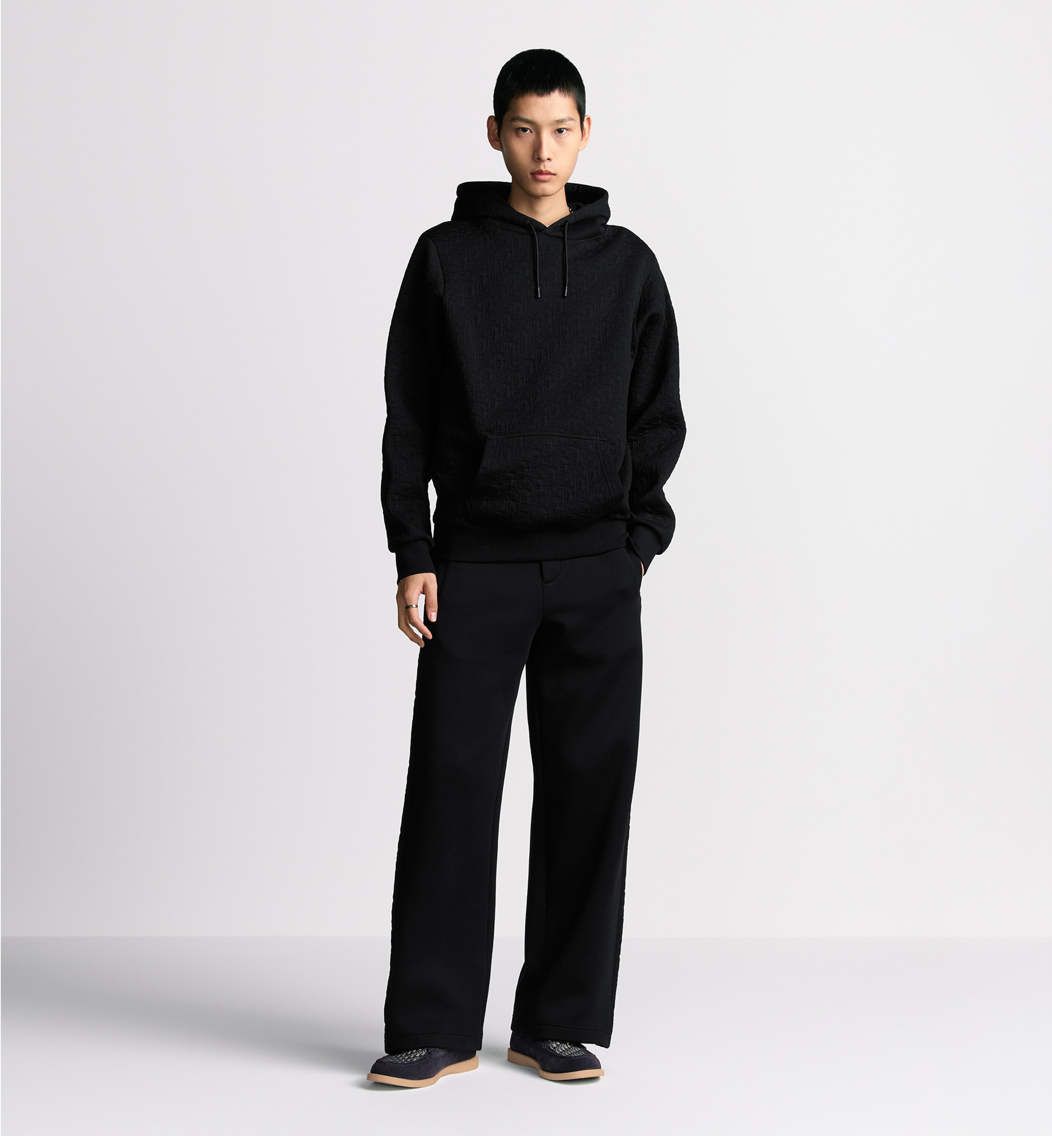 Sweatshirt à capuche Dior Oblique Noir
