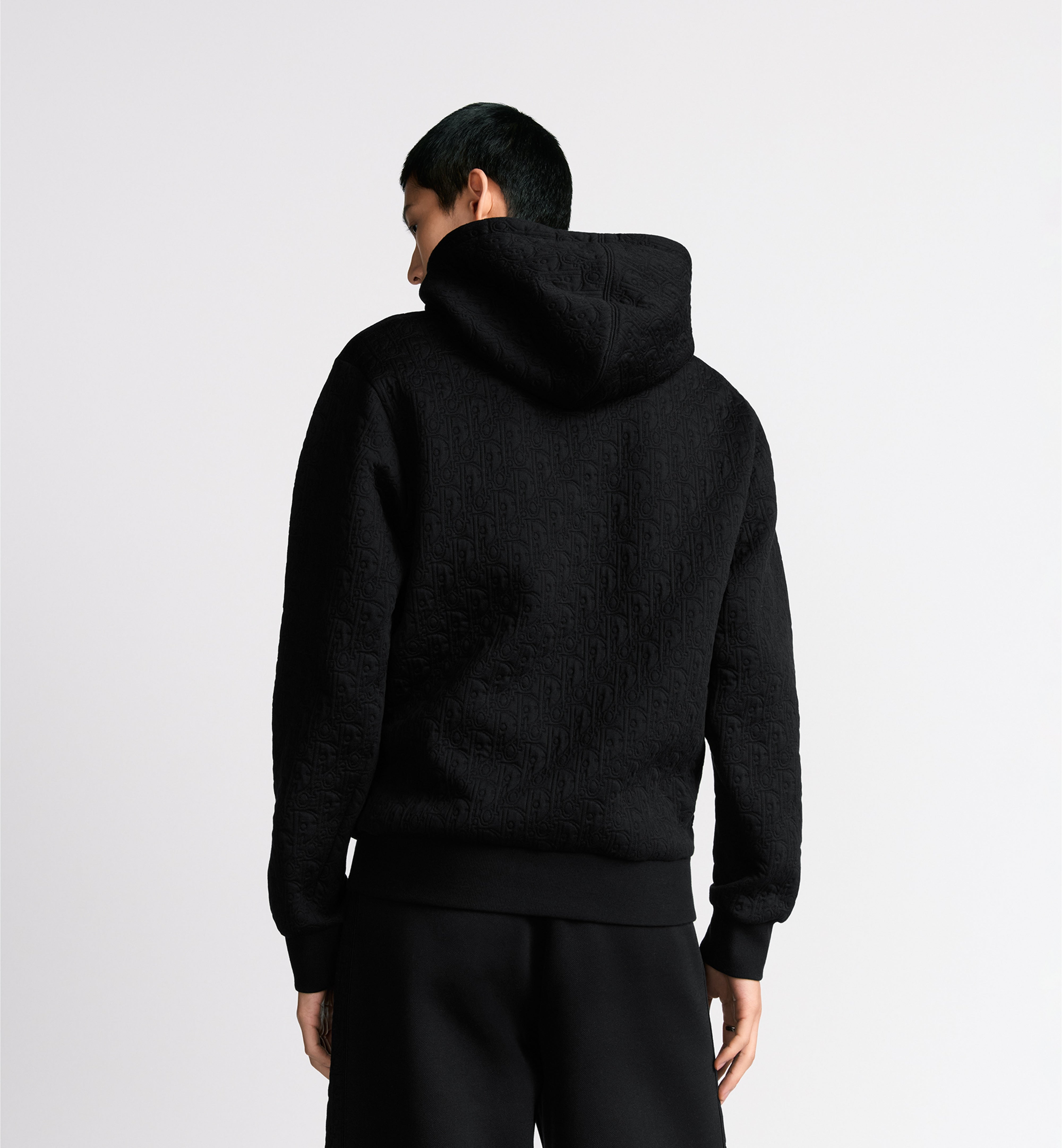 Sweatshirt à capuche Dior Oblique Noir