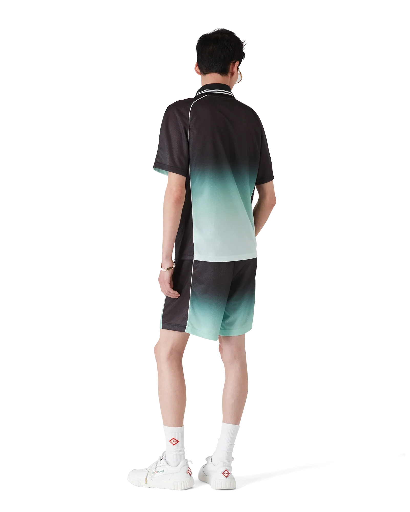 Gradient Monogram Jacquard Football Shirt
