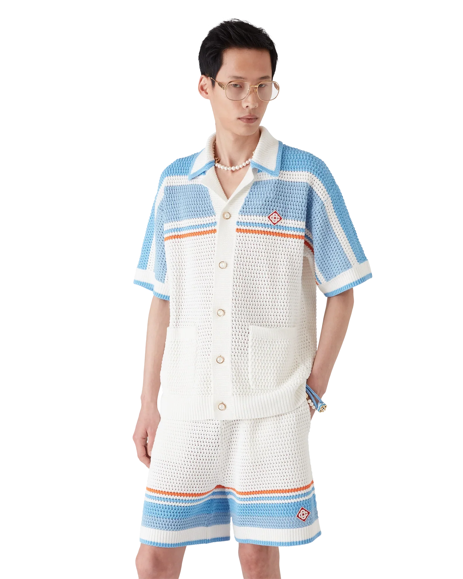 Cotton Tennis Crochet Shirt
