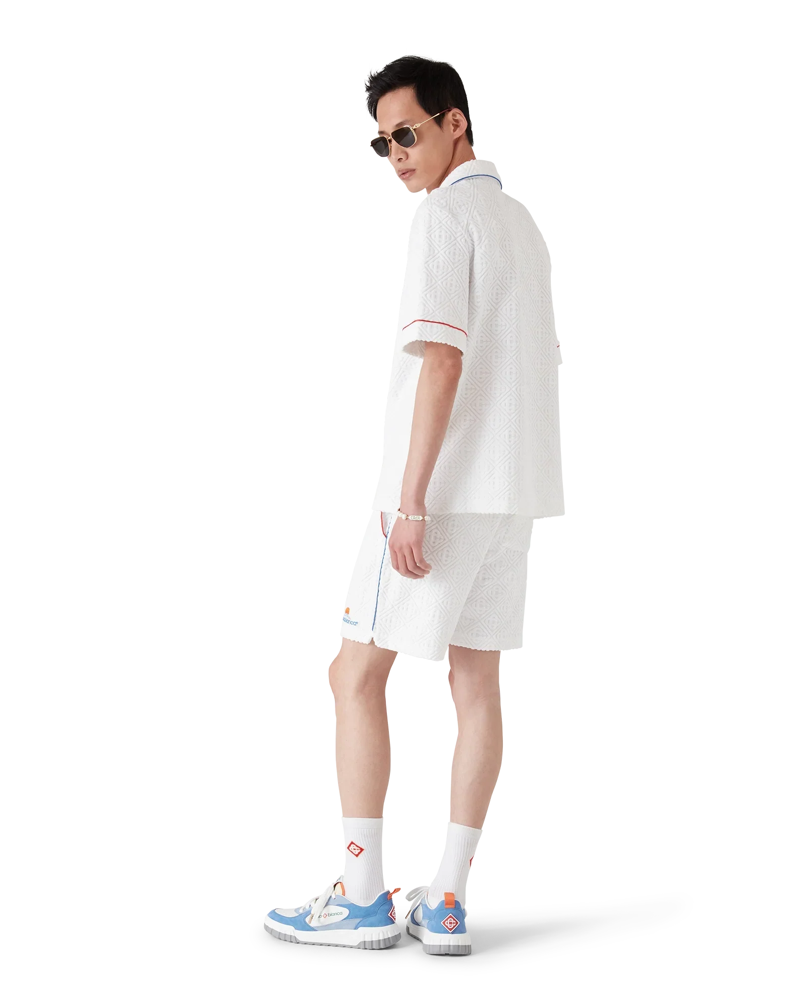 Monogram Jacquard Towelling Short Sleeve Shirt
