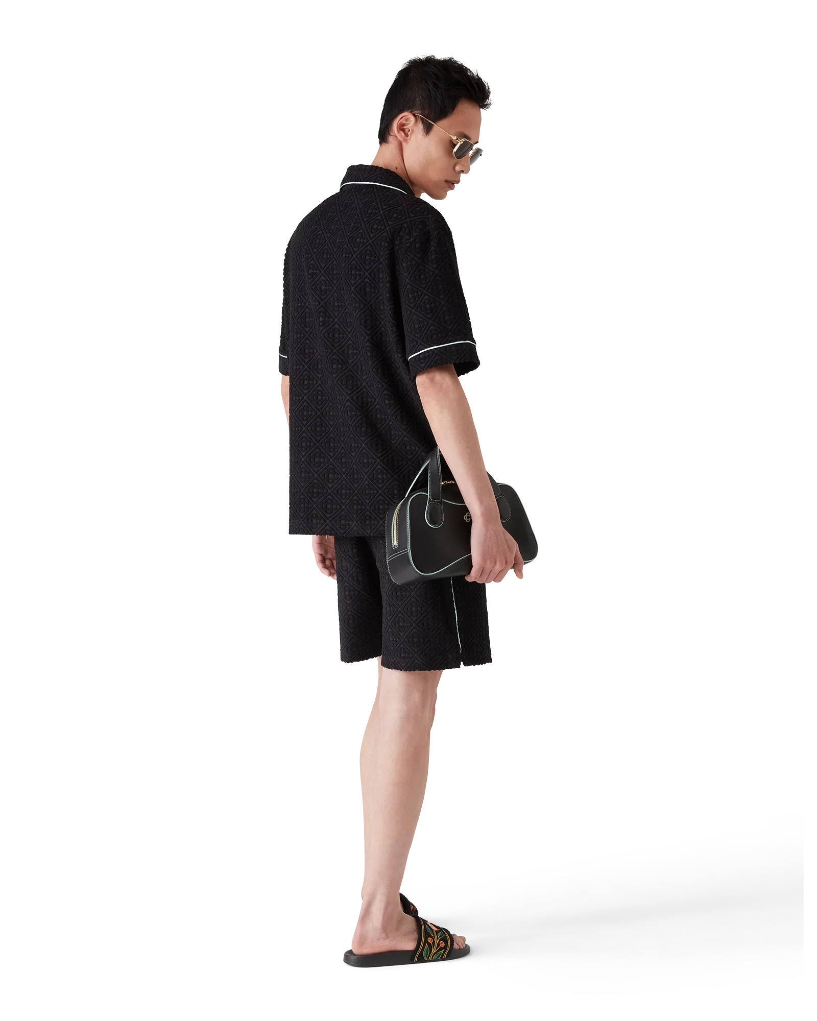 Monogram Jacquard Towelling Short Sleeve Shirt