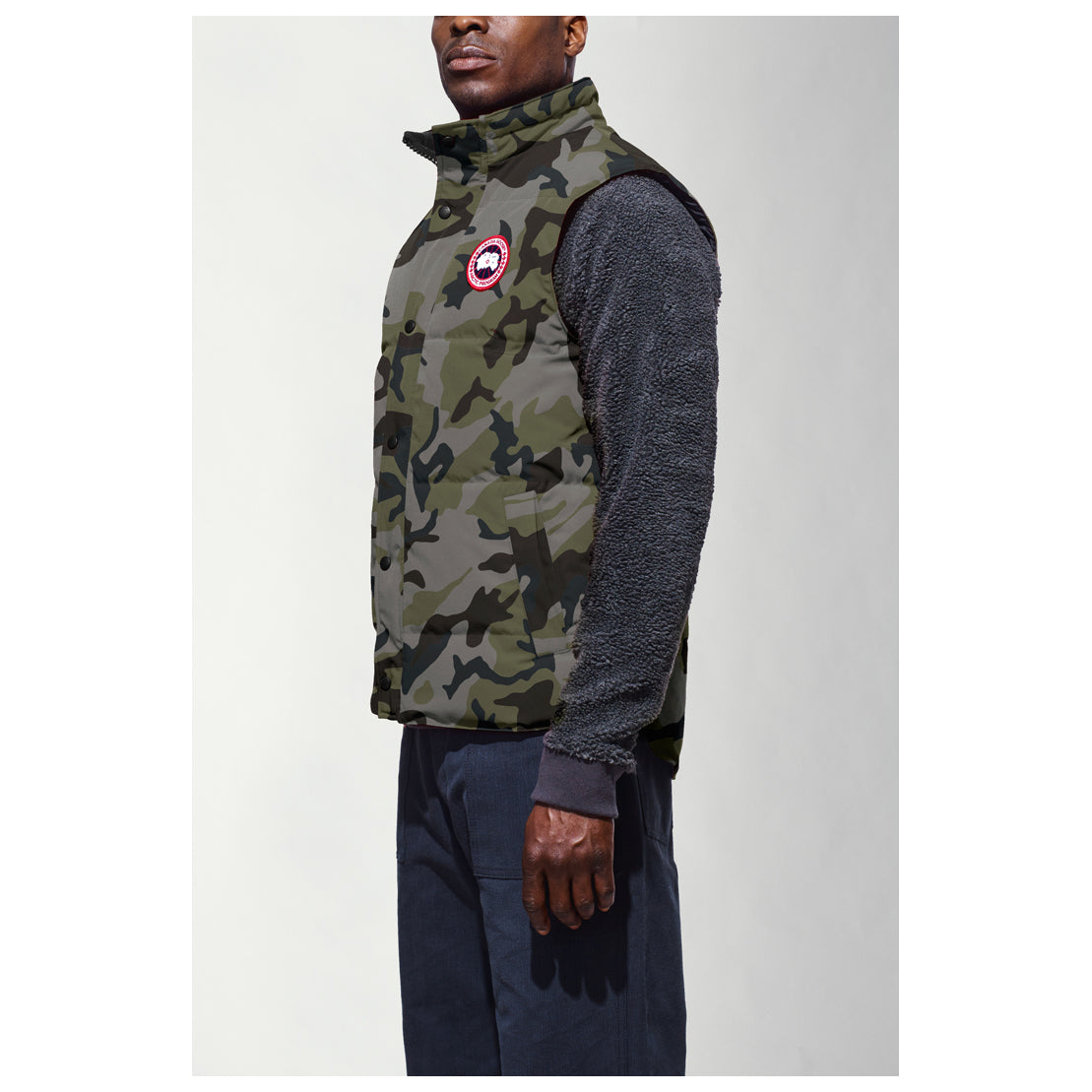 Gilet Freestyle Crew Canada Goose Militaire